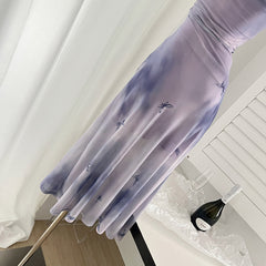 BXOXO - summer inspo 2025 Summer Butterfly Print Strap Dress Women Elegant Sleeveless Evening Party Midi Dresses Korean Off Shoulder Dress