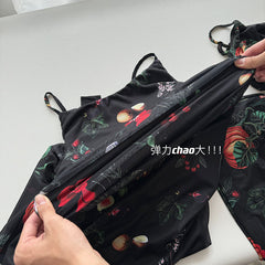 BXOXO - summer inspo Women French Style Retro Floral Suspender Dress Sleeveless Patry Beach Style Strap Dress Backless Camisole for Women