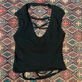 BXOXO Y2k Summer Tank Top Vintage Women Clothes 90s Aesthetic Backless Punk Sexy Camis T Shirts Streetwear Slim Femme Grunge Crop Tops