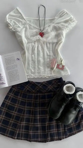 BXOXO Crop Top Y2k Summer Punk Sexy Lace T shirts Body Tees Slim Graphic T shirt Women Clothes 2000s Harajuku Grunge Kawaii Cute Top