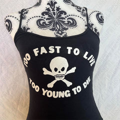 Bxoxo Punk Women's Sleeveless Camisole Tops Gothic Emo Girl Streetwear Rock Y2K Hip Hop Summer Slim Fashion Baby Crop Tops Cool Girls