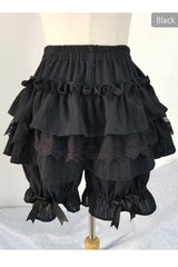 BXOXO - Lace Cotton Layered Lolita Pumpkin Pants