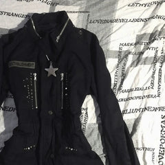 BXOXO Hoodies Women Clothing Gothic Vintage Coat Slim Punk Zip Up Sweatshirts Streetwear Emo Girl Hoodie Plus Size Graphic Y2k Jacket