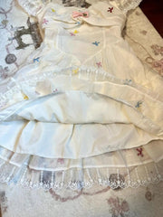 BXOXO Summer Y2k Dresses Women Clothes Sweet Girl Cute White Korea Slim 2000s Lace Bow Short Dress Kawaii Harajuku Femme Gothic Dress