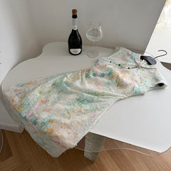 BXOXO - summer inspo 2025 New Improved Chinese-style Qipao Chic Design Cheongsam Dress Slim Bodycon Elegant Sexy Summer Wear Party Dress