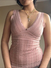 BXOXO - summer inspo Pink Sweet Slim Sleeveless V Neck Cute Y2K Lace Vest Top Women 2000s Kawaii Clothes