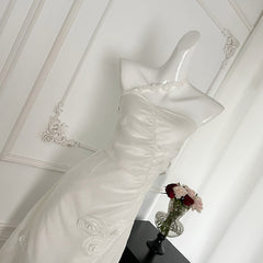 BXOXO - summer inspo Elegant Dresses for Women Solid Color Summer New Holiday Style Halter Sleeveless A-line French Evening Dress Party Prom Robe