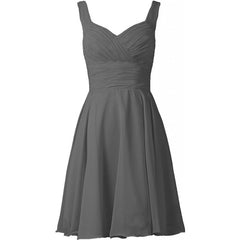 supernatural dress to impress Fashionable Cross Pleated Bright Short Bridesmaid Dress Banquet Dress Can Be Customized