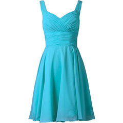 supernatural dress to impress Fashionable Cross Pleated Bright Short Bridesmaid Dress Banquet Dress Can Be Customized