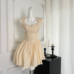 BXOXO - summer inspo French Style Fashion Sleeveless Fairy Dress 2025 Spring Summer New Sweet Dress Temperament Elegant Dress