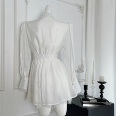 BXOXO - summer inspo Elegant Party Dresses Women Long Sleeve Lace Design Temperament Dress Autumn New Fashion Commuter Dresses