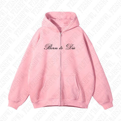 Bxoxo Hip-hop streetwear all-match Women cardigan pullover sweatshirt Harajuku Y2K fashion casual loose Punk rock pullover sweatshirt