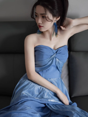 Blue Sweetheart Dress HOT1457