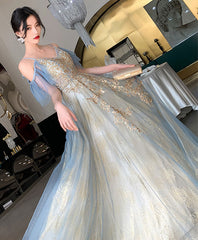 BXOXO DRESS TO IMPRESS Green Tulle Lace Long Prom Dress, Green Tulle Lace Formal Dress