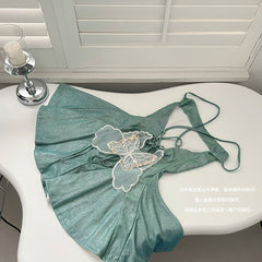 BXOXO - summer inspo Suspender Dresses Women Summer Sexy Party Slim Dress Fashion Chic Sleeveless Off Shoulder Backless High Waist Dress