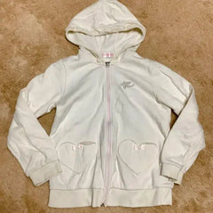 BXOXO Y2k Top Kawaii Hoodie Sweet Girl Zip UP Hoodies Bow Slim Women Long Sleeve Cute Punk Sexy Hoody Gothic 2000s Graphic weatshirt