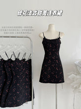 BXOXO - summer inspo French Sweet Temperament Floral Suspended Dress Women Summer New Sleeveless Camisole Dresses Casual Mini Dress