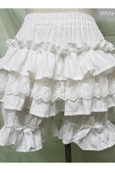 BXOXO - Lace Cotton Layered Lolita Pumpkin Pants