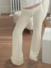 BXOXO - summer inspo Solid Drawstring Low Waist Straight Pants Women Basic Casual Jogger Sweatpants