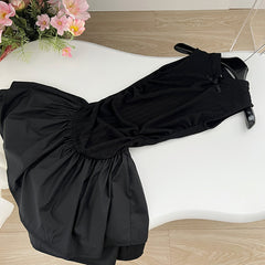 BXOXO - summer inspo 2025 New Chic Design Sleeveless Dress Solid Color Mini Dress Summer Temperament Spicy Girl Slim Fit Dress Fashion Casual