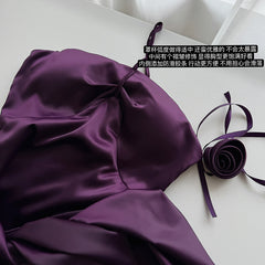 BXOXO - summer inspo Summer New Halter Flower Sexy Mini Dress For Women Strapless Backless Irregular Dress Temperament Slim Club Party Dress