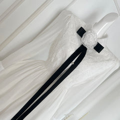 BXOXO - summer inspo Elegant Party Dresses Women Long Sleeve Lace Design Temperament Dress Autumn New Fashion Commuter Dresses