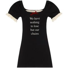 Bxoxo Women Dress vintage Lace Streetwear Emo Girls Chic Aesthetic Gothic Y2K Punk sexy Harajuku Casual Grunge Fashion Cute Slim Dress