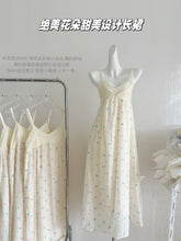 BXOXO - summer inspo Sweet Printing Suspender Dress 2025 Temperament Sleeveless Vacation Style Long Skirt Fashion Casual Dresses