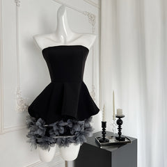 BXOXO - summer inspo Women's Elegant Party Dress Chic Design Temperament Sleeveless Dress Fashion High Waist A-line Dress 2025 New