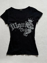 BXOXO Skulls T Shirts Punk Vintage Women Clothes 90s Gothic Sexy American Slim Dark Tees Aesthetic Short sleeve Femme Clothing Y2k Top