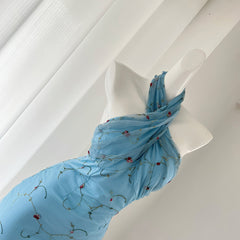 BXOXO - summer inspo Fashion Embroidered Floral Women's Slip Dresses Lace Mesh Lady's Short Dress 2025 Spring Summer New Sweet Ladies Dress Vestido