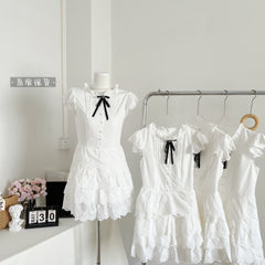 BXOXO - summer inspo Cute White Mini Dress Solid Color Lady Slip Fairy Women Skirt Summer Korean Fashion Women's Clothe