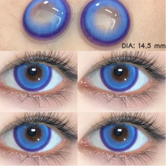BXOXO 1 Pair Colorcon Korean Colored Contact Lenses with Degree Myopia Lenses Anime Accessories Pink Lenses Cosplay Lenses
