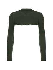 Tube Top & Long Sleeve Bolero Set