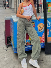 Rhinestone Letter Y2K Cami Top