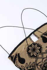 BXOXO - Floral Print Cutout Pack Hip Dress