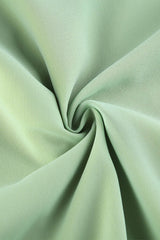 BXOXO - Green Backless Patchwork Lace Cami Dress