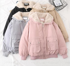 BXOXO - Cozy Plush-Lined Jacket
