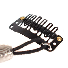 BXOXO New Fashionable Boho Feather Headband Wig Beaded Feather Headdress Handmade Hair Clip Girl Hair Accessories High Quality