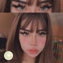 BXOXO 1 Pair Color Contact Lenses for Eyes Anime Makeup Accessories Comic Tears Cosplay Lense Blue Lenses Green Eye Lenses