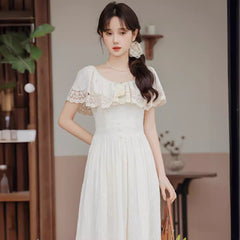 cybergoth dress to impress Women's Clothing Summer New Retro Court Oil Painting Wedding Embroidery Heavy Industry Dress Daily Dress