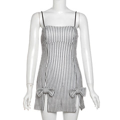 dresses Autumn Fashion Trendy Women's Clothing New Strap off-Shoulder Slim Hip Striped Dress