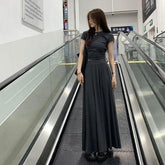 men’s fashion Yujie Style High-End Temperament Dress Women's Summer New French Sexy Slim Slimming Temperament Dress