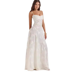 prom dresses Style Summer New Women's Fashion Tube Top off-Neck Elegant Evening Dress Dress