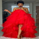 guys in skirts Mesh Fluffy Dress Elastic Waist Watch Performance Wedding Vacation Travel Shooting Dancing Front Short Back Long Tail