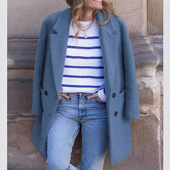 men’s fall fashion 2024 Autumn and Winter Mid-Length plus Size Woolen Women's Woolen Coat Quality Goods