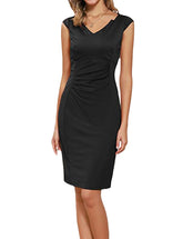 dress outfits Summer Sleeveless Stretch Professional Dress Evening Dress