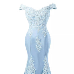 royalty dress to impress New off-Shoulder Fishtail Lace Beaded Ball Gown Sexy Slim-Fit Performance Host Evening Dress