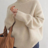 2000s fashion Sweater Autumn and Winter Thickened Turtleneck Loose All-Match Knitted Pullover Lazy Style Inner Wear Outer Wear Bottoming Shirt