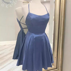 prom dresses Blue Strap Engagement Evening Dress Women's French-Style High-End Light Luxury Niche Host Hepburn Style Princess Dress